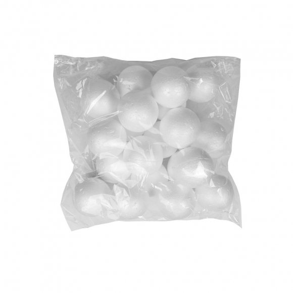 Шар из пенопласта ?60мм гладкий TBY60/20 уп.20шт Шар из пенопласта ?60мм гладкий TBY60/20 уп.20шт