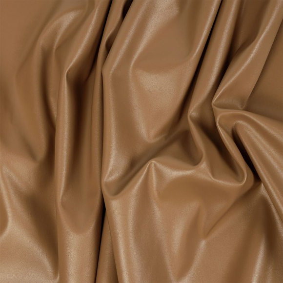 Кожа на трикотаже PU 220 г/м? шир.137 см арт.TBY.Lth.3129.5 цв.05 св.коричневый уп.5м