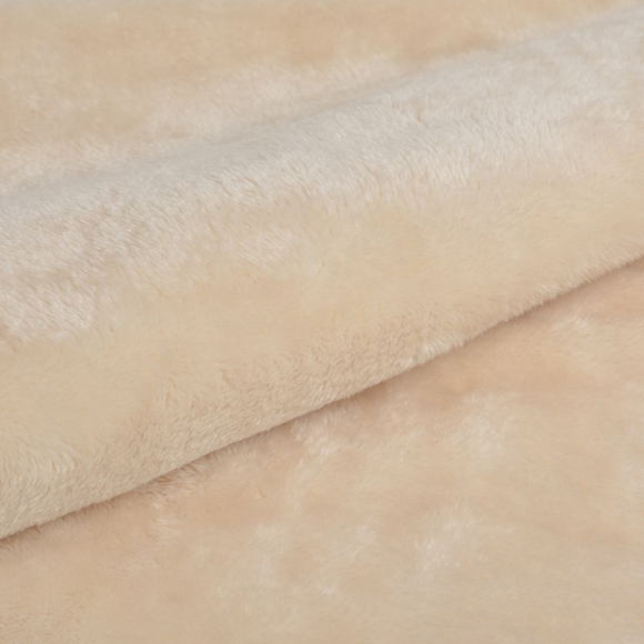 Ткань МЕХ трикотажный TBY-220-1, 220 г/м?, шир.165см, цв.экрю, рул.20м