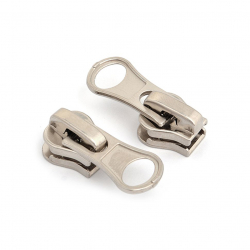 Замок MaxZipper автомат ТР#5 D3 цв.никель уп.100шт