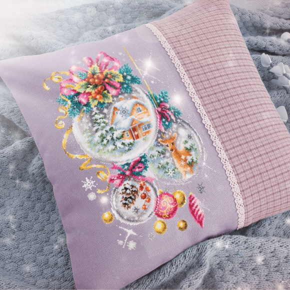 Набор для вышивания ЧУДЕСНАЯ ИГЛА арт.100-247 Рождественская сказка 22x32 см