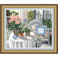 Набор для вышивания СДЕЛАЙ СВОИМИ РУКАМИ арт.У-05 Утренние лучи 35х28 см