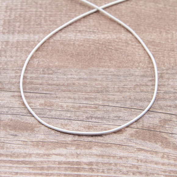 Резинка шляпная SAFISA, 1,5 мм, цвет 02, белый