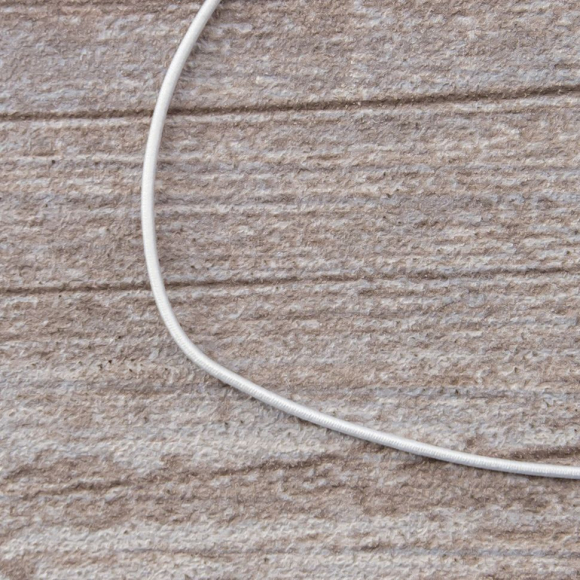 Резинка шляпная SAFISA, 1,5 мм, цвет 02, белый