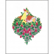 186831_Набор для вышивания: "Птица в цветах"