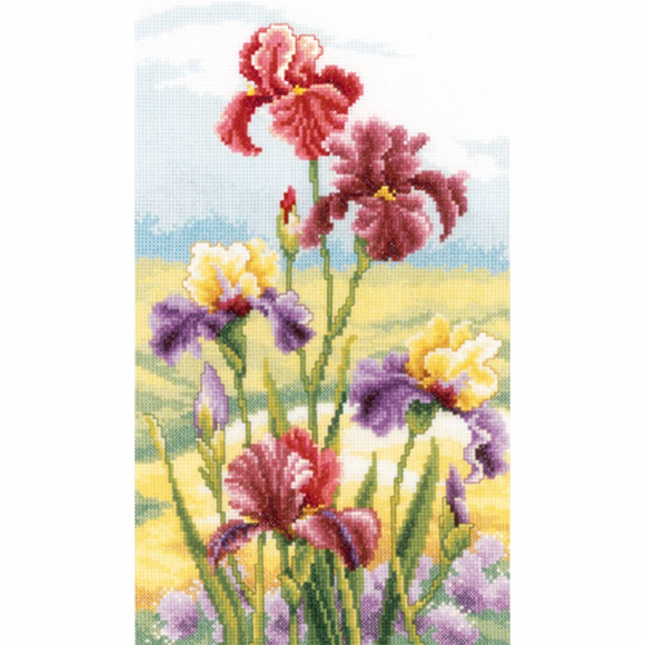 69124_Набор для вышивания "Ирисы на рассвете" 69124_Набор для вышивания "Ирисы на рассвете"