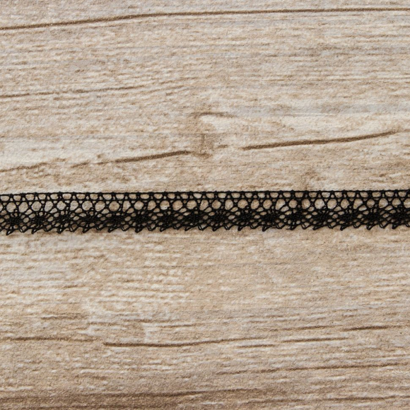 185585_Мерсеризованное хлопковое кружево, 10 мм, цвет черный 185585_Мерсеризованное хлопковое кружево, 10 мм, цвет черный