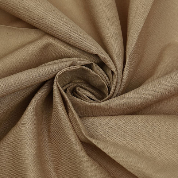 Ткань Батист 72 г/м? 100% хлопок шир.150 см арт.TBY.Bt.48 цв.т.бежевый рул.25м Ткань Батист 72 г/м? 100% хлопок шир.150 см арт.TBY.Bt.48 цв.т.бежевый рул.25м