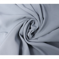 Ткань Креп 150 г кв.м 95% полиэстер, 5% спандекс шир.150 см арт.Р.11389.05 цв.05 серый уп.25м