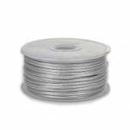 Шнур TBY атласный круглый 2мм цв.3108 св.серый уп.50м
