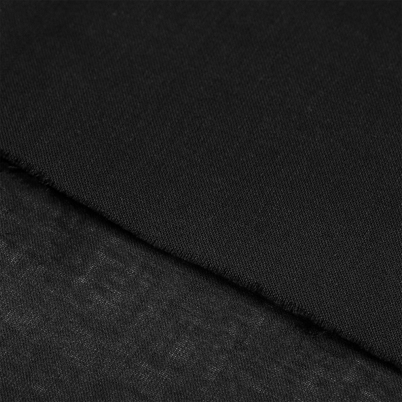 Ткань Батист 72 г/м? 100% хлопок шир.150 см арт.TBY.Bt.25 цв.черный уп.5м