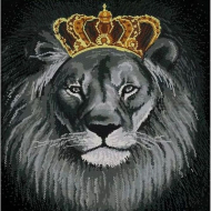 Рисунок на ткани (Бисер) КОНЁК арт. 9535 Король Лев 40х40 см Рисунок на ткани (Бисер) КОНЁК арт. 9535 Король Лев 40х40 см