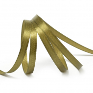 Лента атласная 6мм цв.3151 хаки IDEAL уп.27,4 м