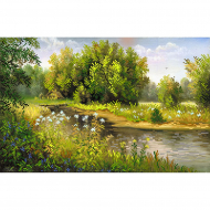 Рисунок на шелке МАТРЕНИН ПОСАД арт.37х49 - 4241 Лето