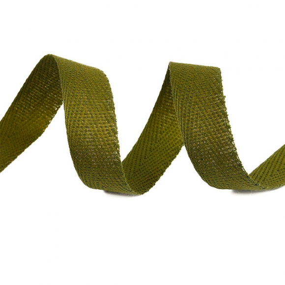 Тесьма киперная 13 мм хлопок 1,8г/см арт.12.2С-253К.13.016 цв.хаки уп.50м Тесьма киперная 13 мм хлопок 1,8г/см арт.12.2С-253К.13.016 цв.хаки уп.50м