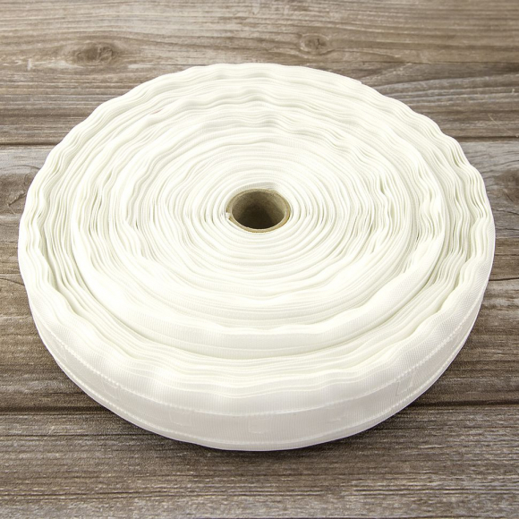 4640_Лента шторная равномерная сборка, 40 мм, цвет белый 4640_Лента шторная равномерная сборка, 40 мм, цвет белый