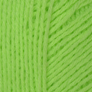 Пряжа для вязания ПЕХ Детский каприз трикотажный (50% мериносовая шерсть, 50% фибра) 5х50г/400м цв.483 незрелый лимон