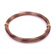 Проволока ? 1мм арт.ТВ-ALW-1 цв.18 коричневый рул.10м