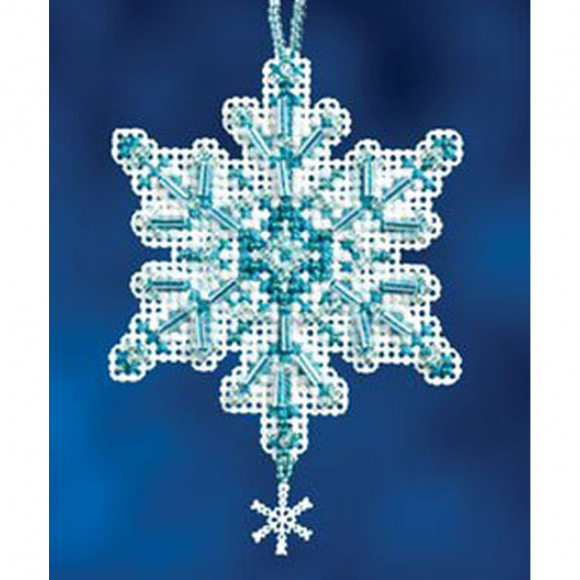 Набор для вышивания бисером MILL HILL Аква кристалл 5х7 см