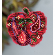 Набор для вышивания бисером MILL HILL Яблоко 5,7х5,7 см