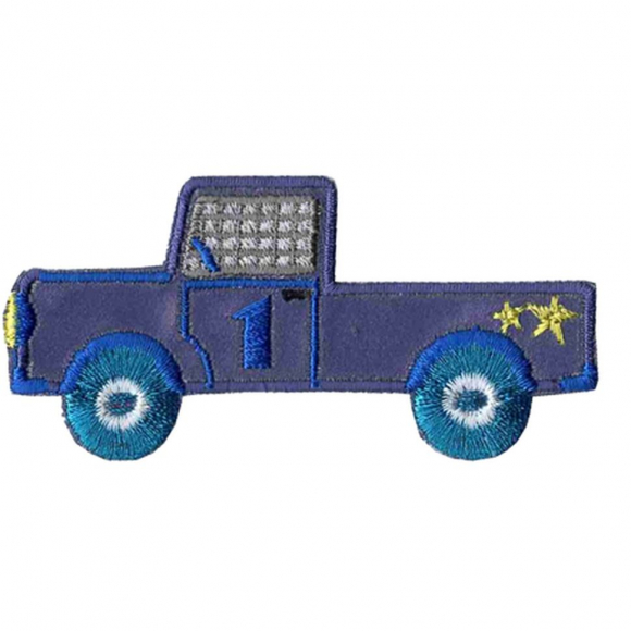 Термоаппликация HKM "Auto Reflex blau mit gelben Ster"