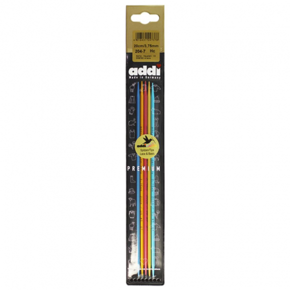 85757_Спицы, чулочные, сверхлегкие addiColibri, №3.75, 20 см. 5 шт.