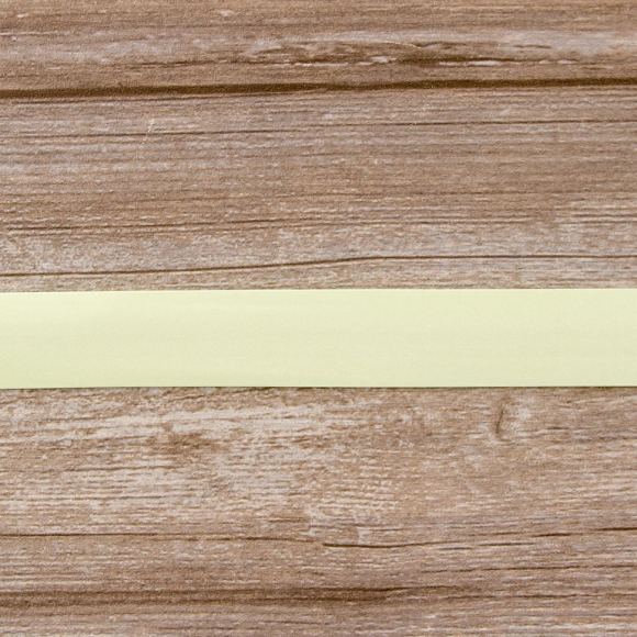 Косая бейка атласная 30 мм, 25 м, цвет 11, светлый пастельно-зеленый