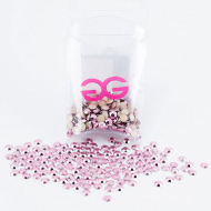 26519_Термоклеевые украшения для декора "Rhinestuds Pink", 1упак. (432шт)