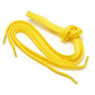 Шнурки плоские 9 мм 7с859 длина 100 см, компл.2шт, цв.желтый