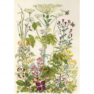 Набор для вышивания PERMIN арт.90-4153 Цветы на обочине 33х45 см