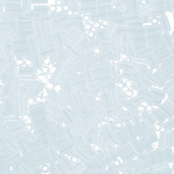 Бисер Япония "TOHO" BUGLE №1  3 мм 5 х 5 г №0001 прозрачный
