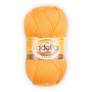 Пряжа ADELIA LUCAS (70% шерсть, 30% акрил) 5х100г/218м цв.03 яр.желтый