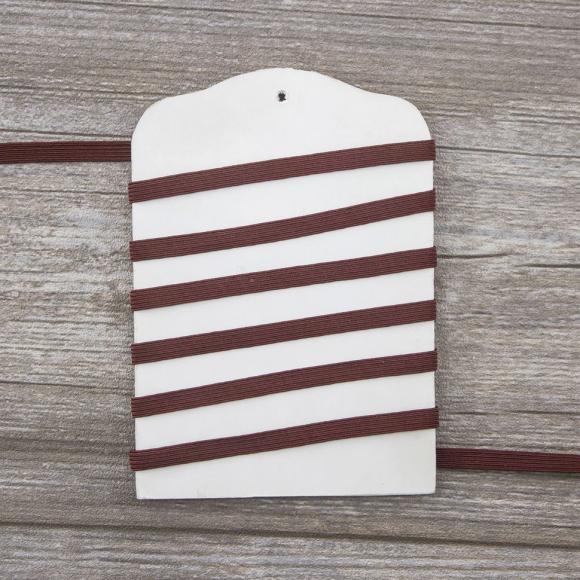 113439_Резинка 6,6 мм, цвет бордо