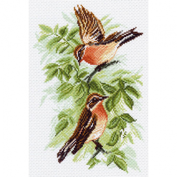 Рисунок на канве МАТРЕНИН ПОСАД арт.28х37 - 1563 Луговой чекан