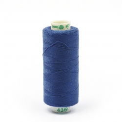 Нитки Dor Tak бытовые 40/2 полиэстер 366м цв.435 синий