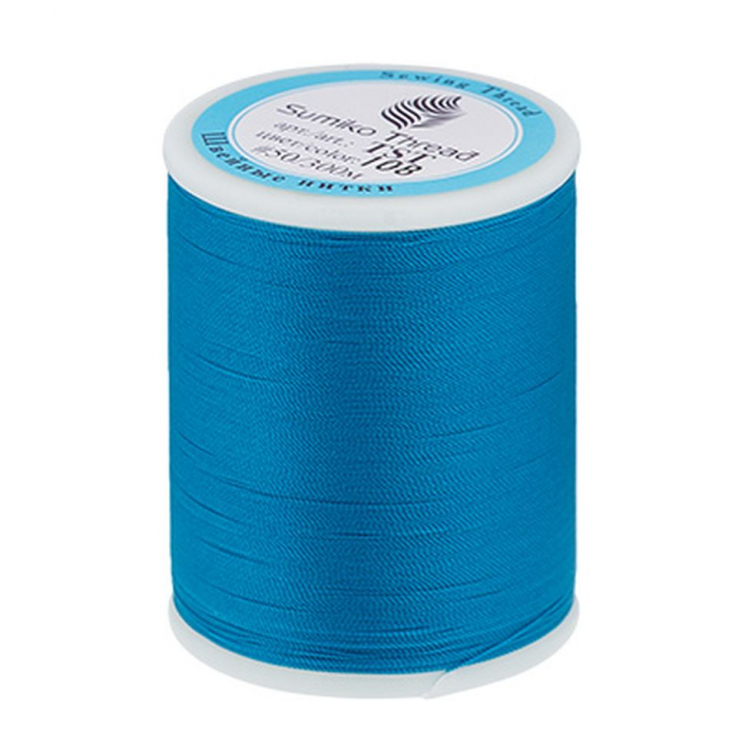 Нитки для трикотажных тканей SumikoThread TST 50 100% нейлон 300 м (328 я) цв.108 бирюзовый