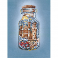 Набор для вышивания СДЕЛАЙ СВОИМИ РУКАМИ арт.П-48 Поезд  в сказку 13х28 см