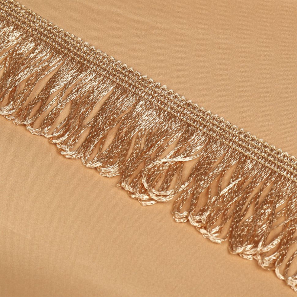 Бахрома для штор арт.0390-1070 цв.6351 шир.60мм цв.бежевый уп.10м