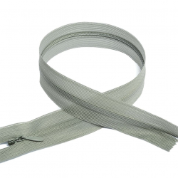 Молния MaxZipper пласт. потайная №3 50см н/р цв.F317 серый уп.50шт