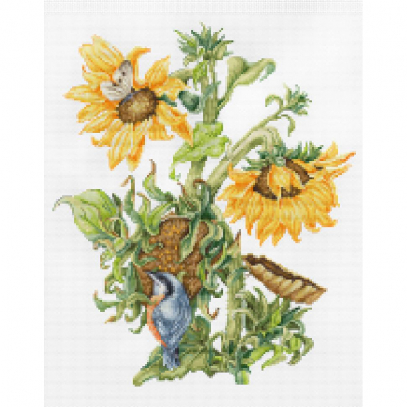 Набор для вышивания LUCA-S арт. B7004 Cентябрь 27х33 см