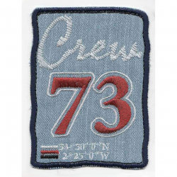 97423_Термоаппликация HKM "73 Crew"