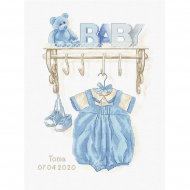 Набор для вышивания LUCA-S арт. B1174 Рождение мальчика 16,5 х 24 см Набор для вышивания LUCA-S арт. B1174 Рождение мальчика 16,5 х 24 см