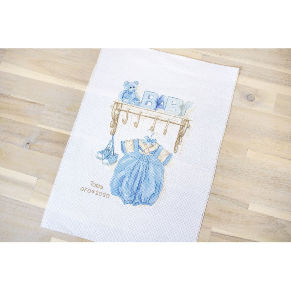 Набор для вышивания LUCA-S арт. B1174 Рождение мальчика 16,5 х 24 см Набор для вышивания LUCA-S арт. B1174 Рождение мальчика 16,5 х 24 см