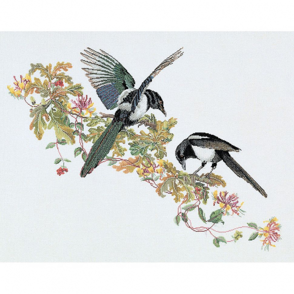 Набор для вышивания THEA GOUVERNEUR арт.1075 Сороки 60х70 см