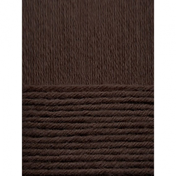 Пряжа для вязания ПЕХ Народная (30% шерсть, 70% акрил) 5х100г/220м цв.251 коричневый