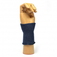 Манжеты 8х10 см 100% ПАН арт.МРЦ-32/2 рапорт 1х1 плетение ластик цв. 877/2 т.джинсовый 10 пар