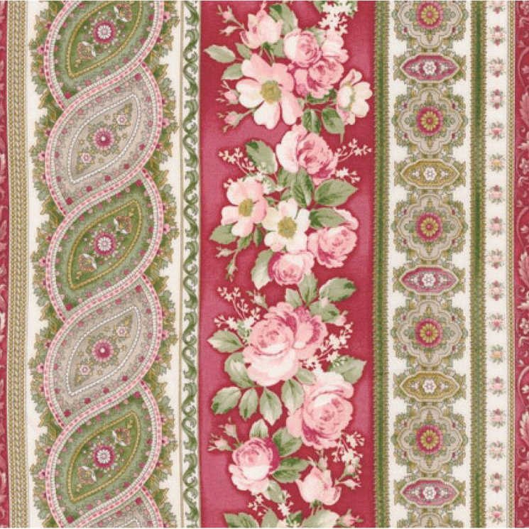 Ткань для пэчворка PEPPY Damask Rose 122 г/м? 100% хлопок цв.SRK-13991-200 VINTAGE уп.50х55 см