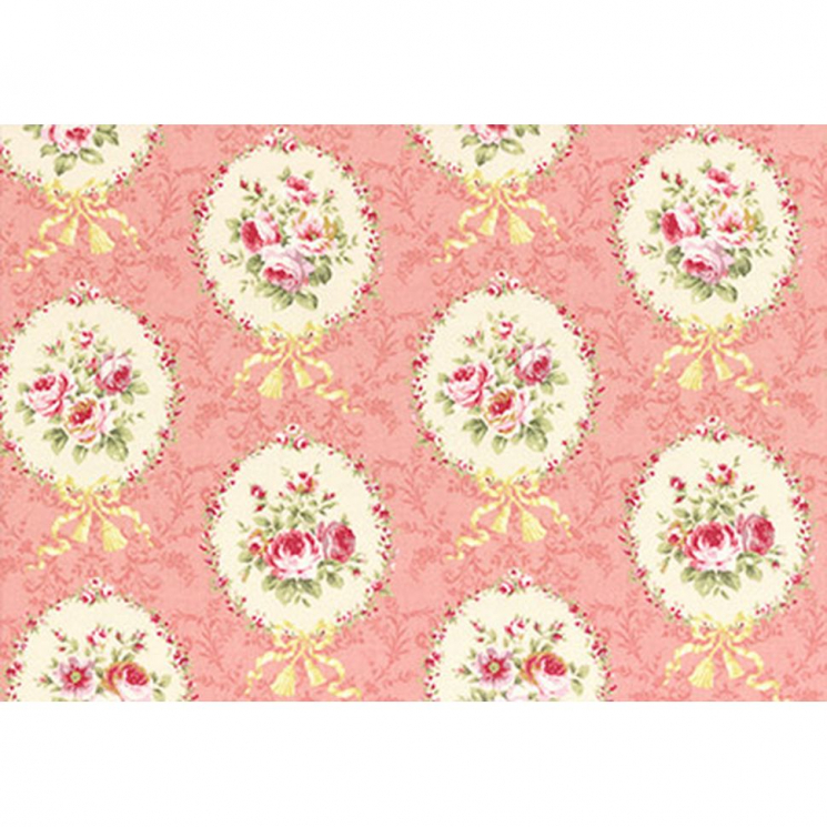 Ткань для пэчворка PEPPY Rococo Sweet Panel 130 г/м? 100% хлопок цв.31054-20 уп.60х110 см