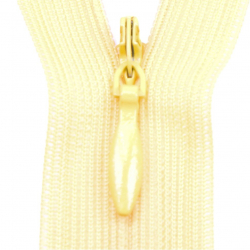 Молния потайная нераз 35см S-001 желтый SBS уп.100шт