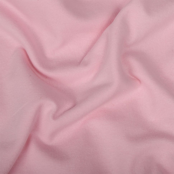 Ткань трикотаж Кулирка с лайкрой 175г опененд 100+100см розовое безе 13-2804 пач.45-70м Ткань трикотаж Кулирка с лайкрой 175г опененд 100+100см розовое безе 13-2804 пач.45-70м